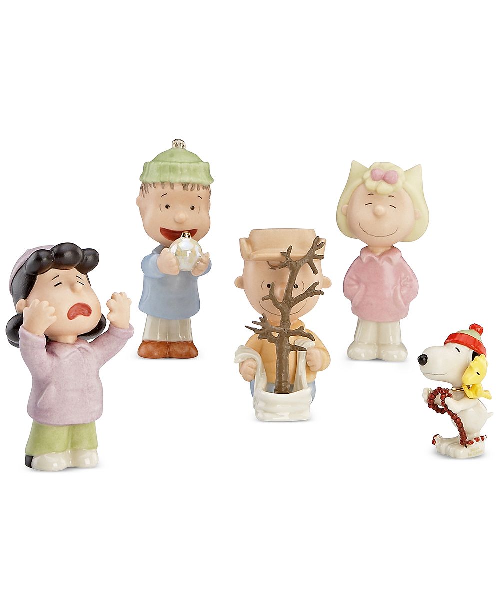 Lenox набор фигурок Snoopy & A Charlie Brown Christmas Peanuts, 5 шт.
