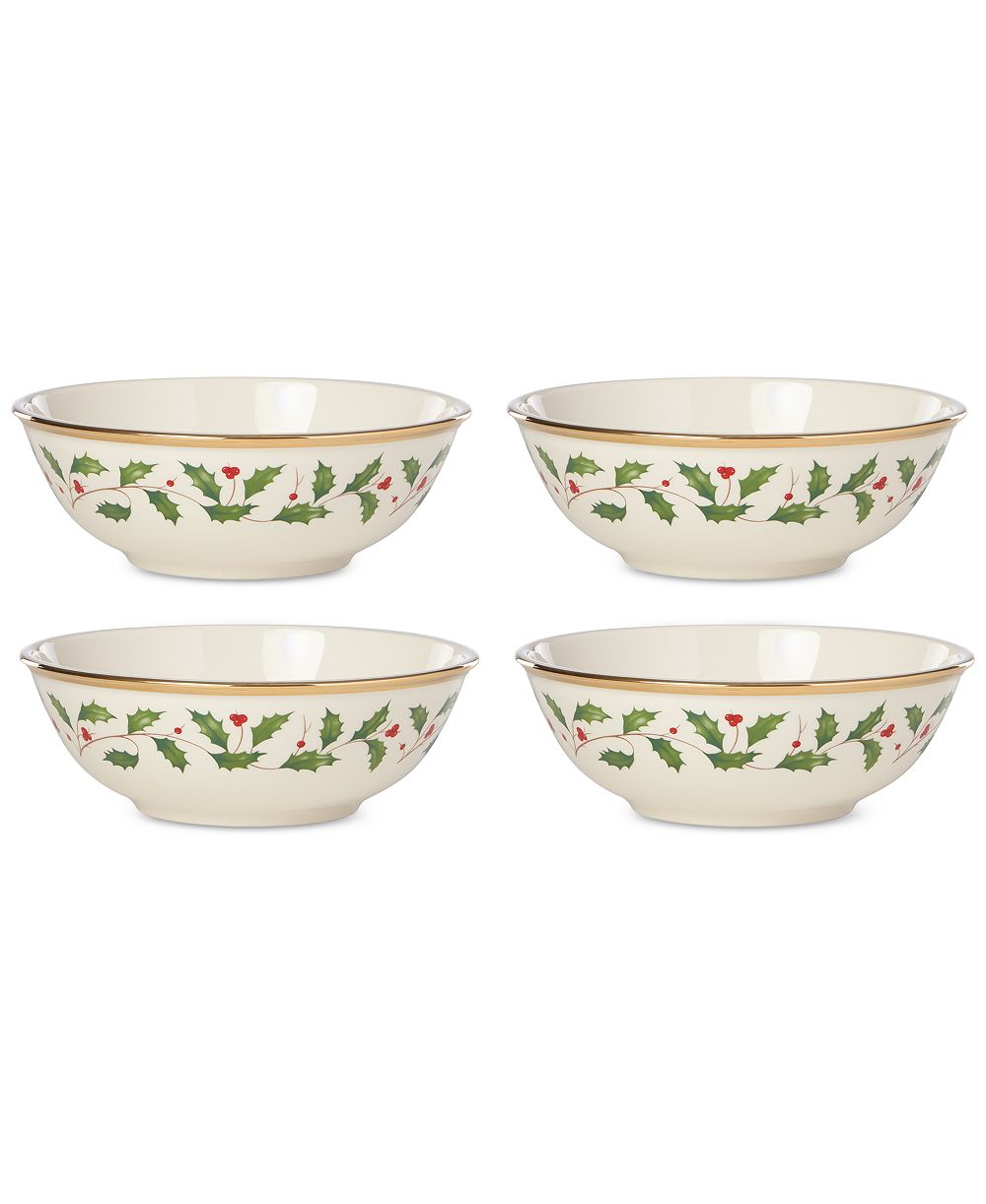 Lenox Holiday Place Setting Bowl, Set of 4