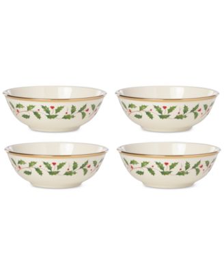 Lenox Holiday Place Setting Bowl, Set of 4