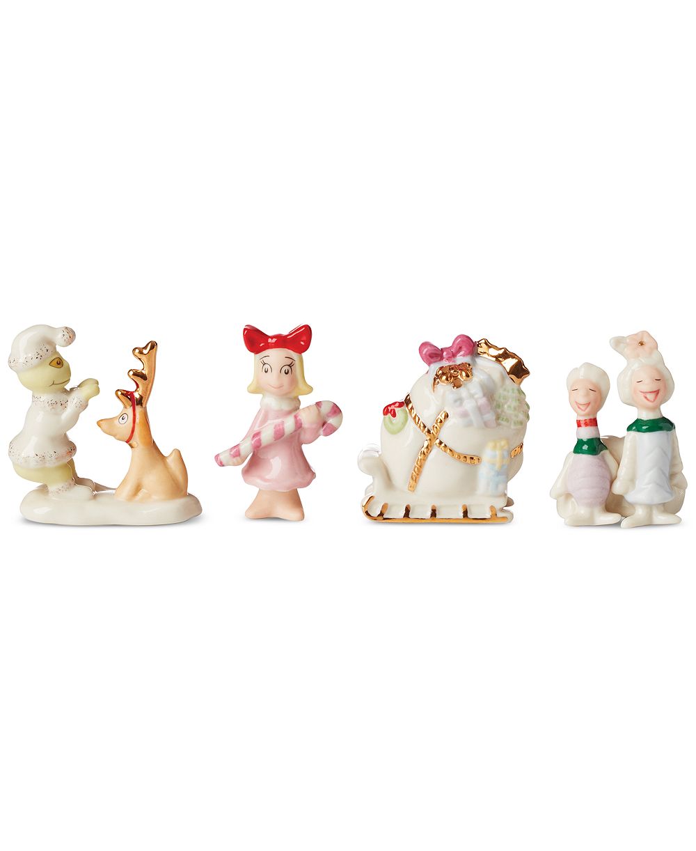 Набор фигурок Lenox Whoville, 4 предмета