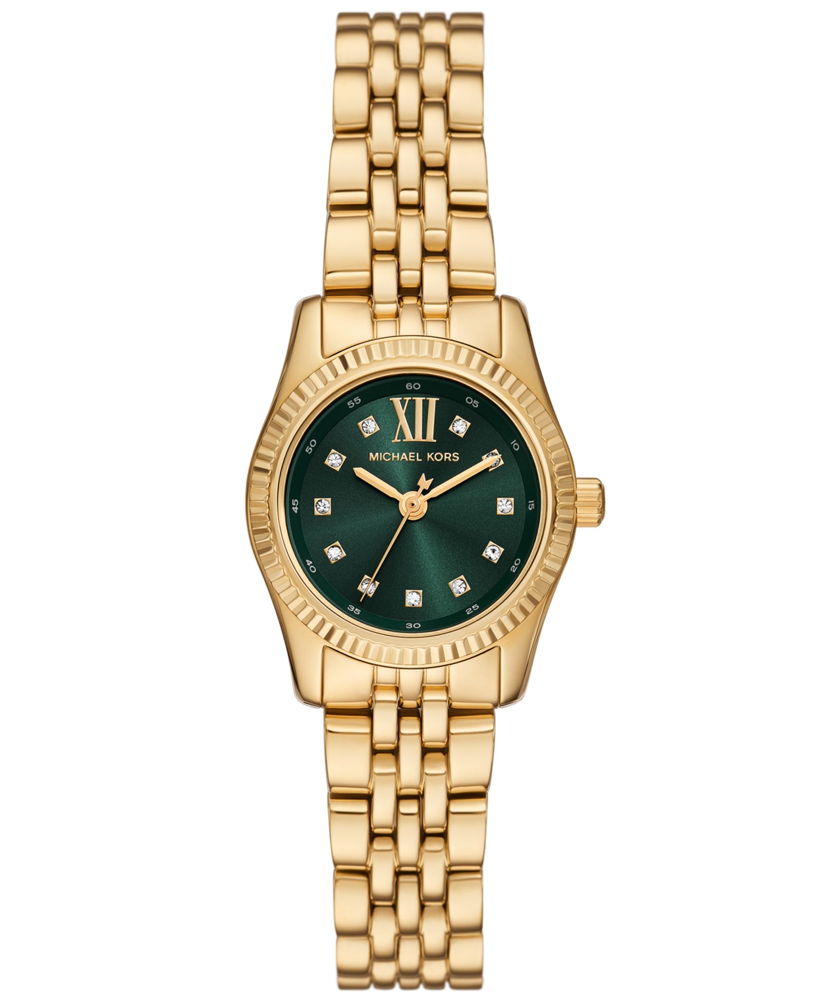 Michael Kors Женские часы Lexington из нержавеющей стали с золотистым покрытием 26mm