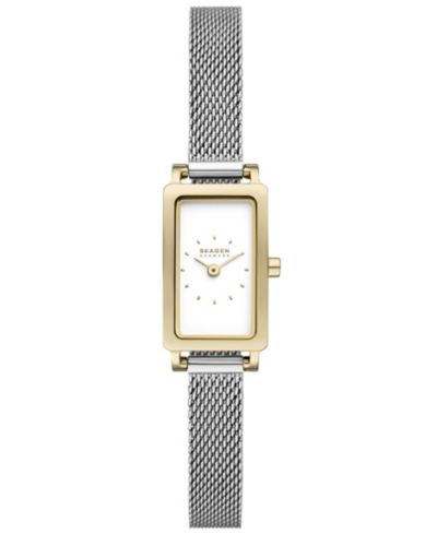 Skagen Женские часы Hagen Micro Two Hand Silver-Tone Stainless Steel 30mm