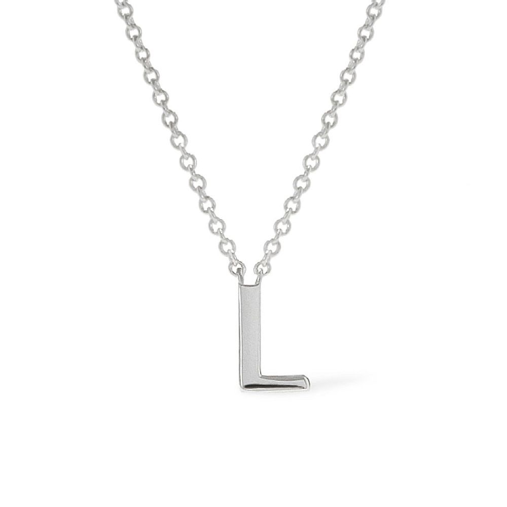Ana Luisa - Silver Initial Necklace - Letter Necklace