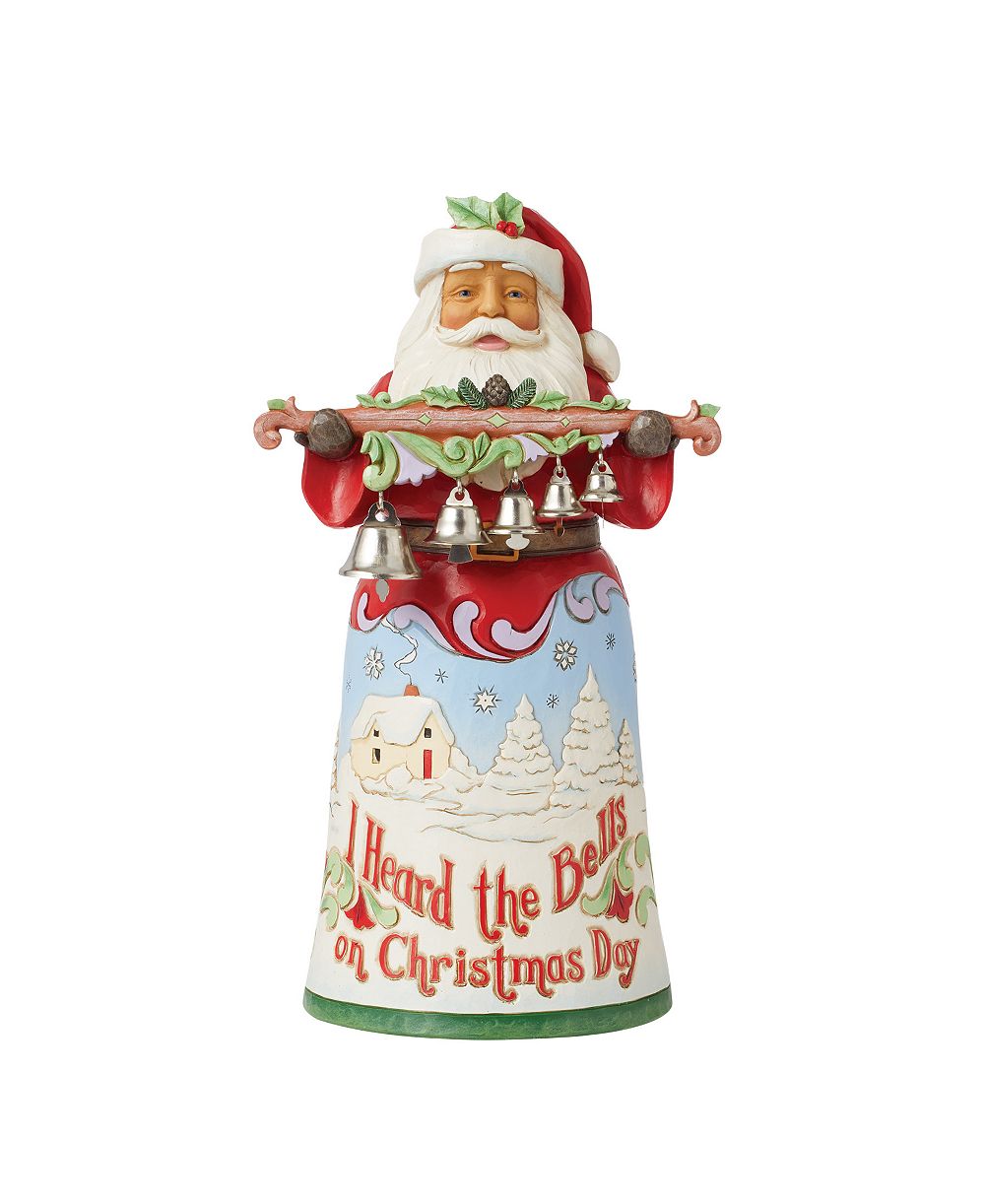Jim Shore Heartwood Creek фигурка Santa Song Series