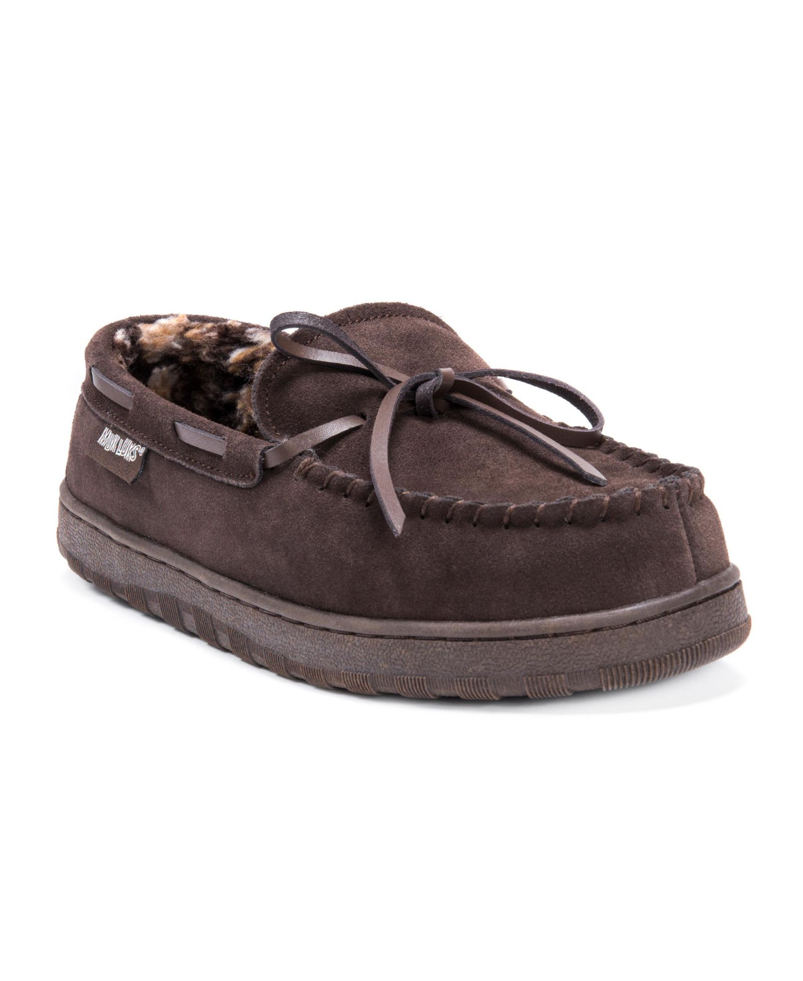 Мужские мокасины Muk Luks Paul Printed Berber Suede