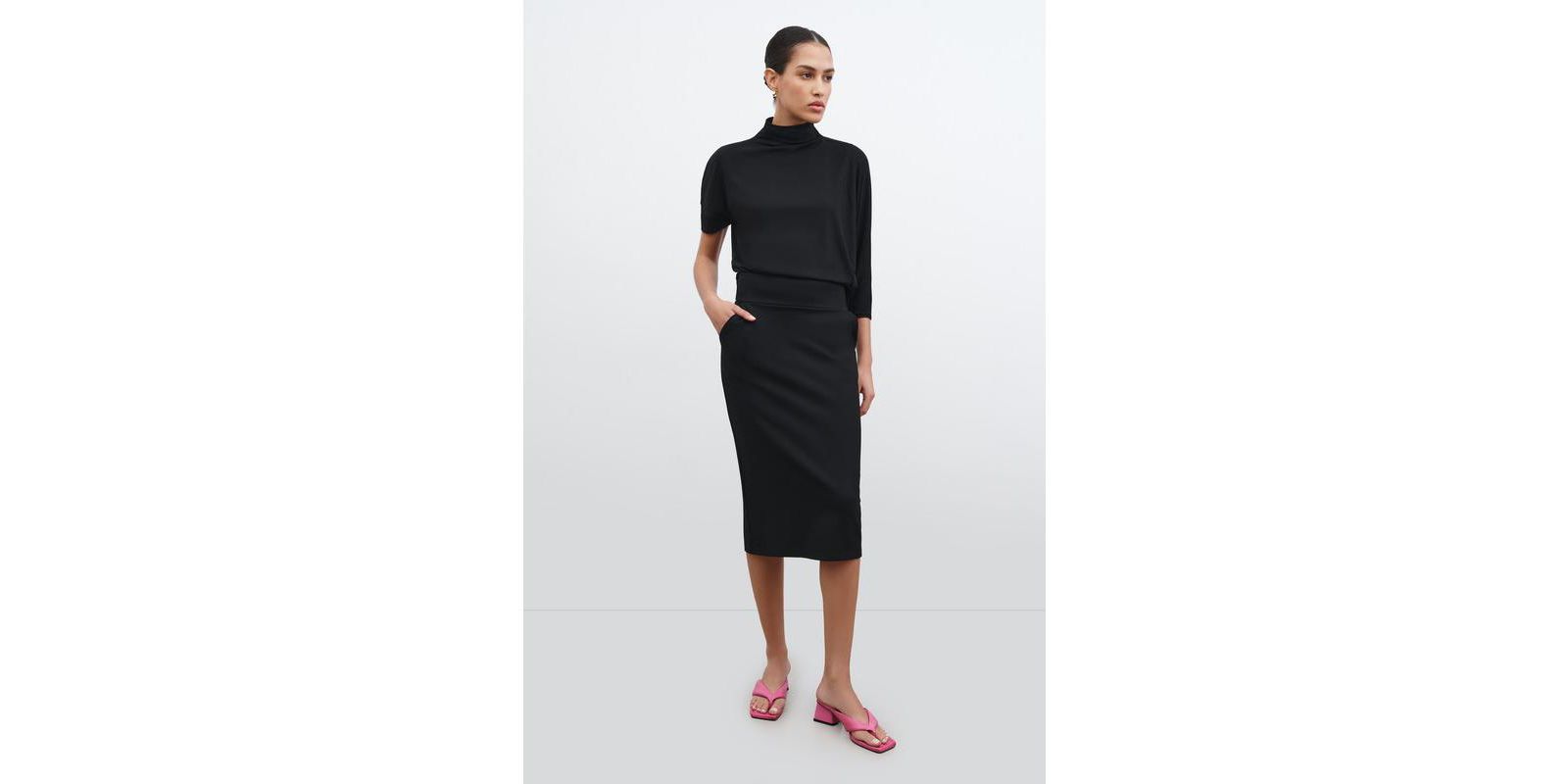 Marcella Women's Vesey High-Waisted Pencil Skirt with Pockets