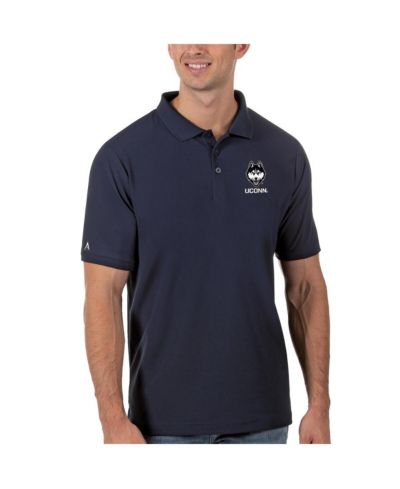 Мужское поло Antigua Navy UConn Huskies Legacy Pique