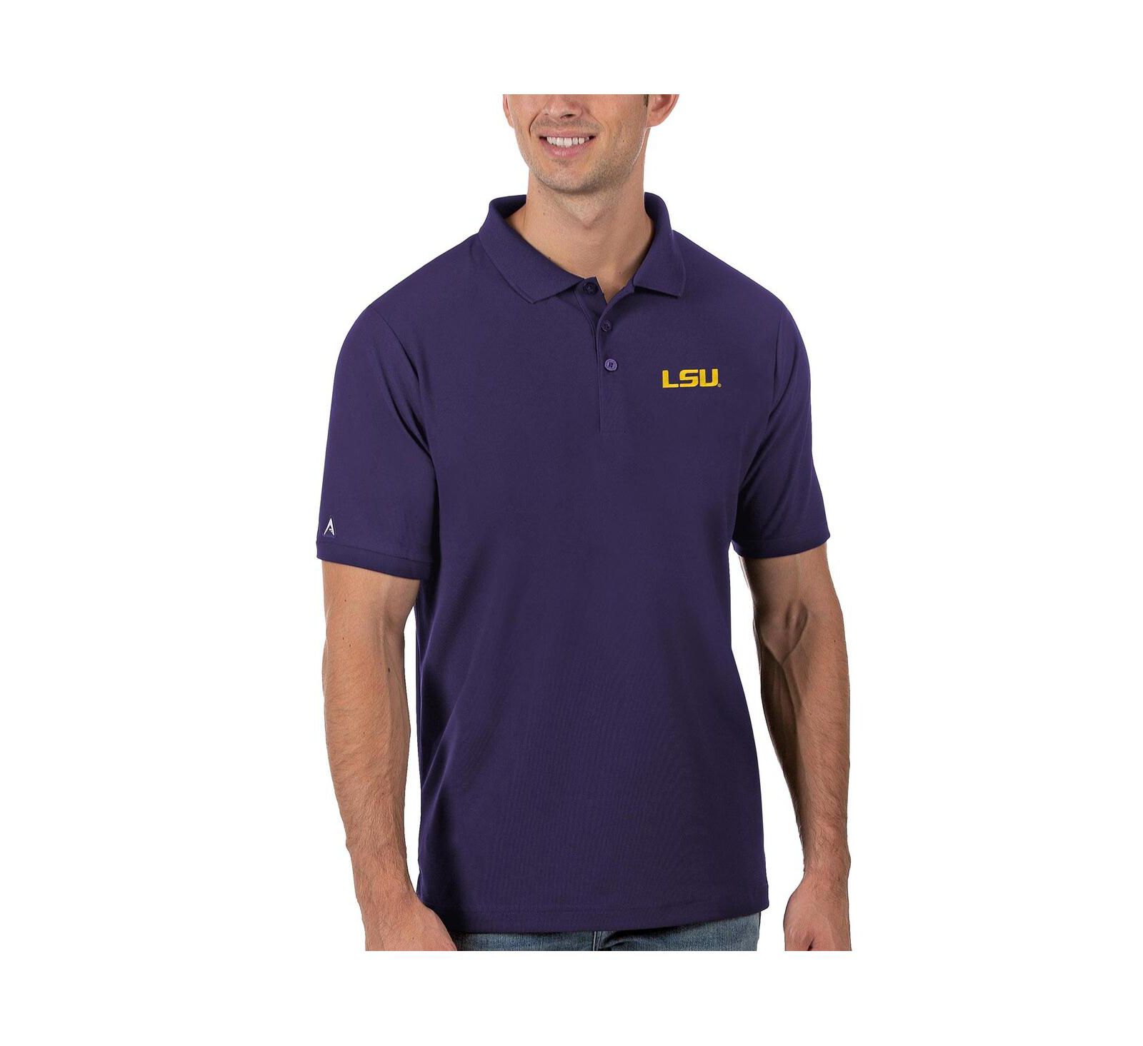 Antigua Men's Purple LSU Tigers Legacy Pique Polo