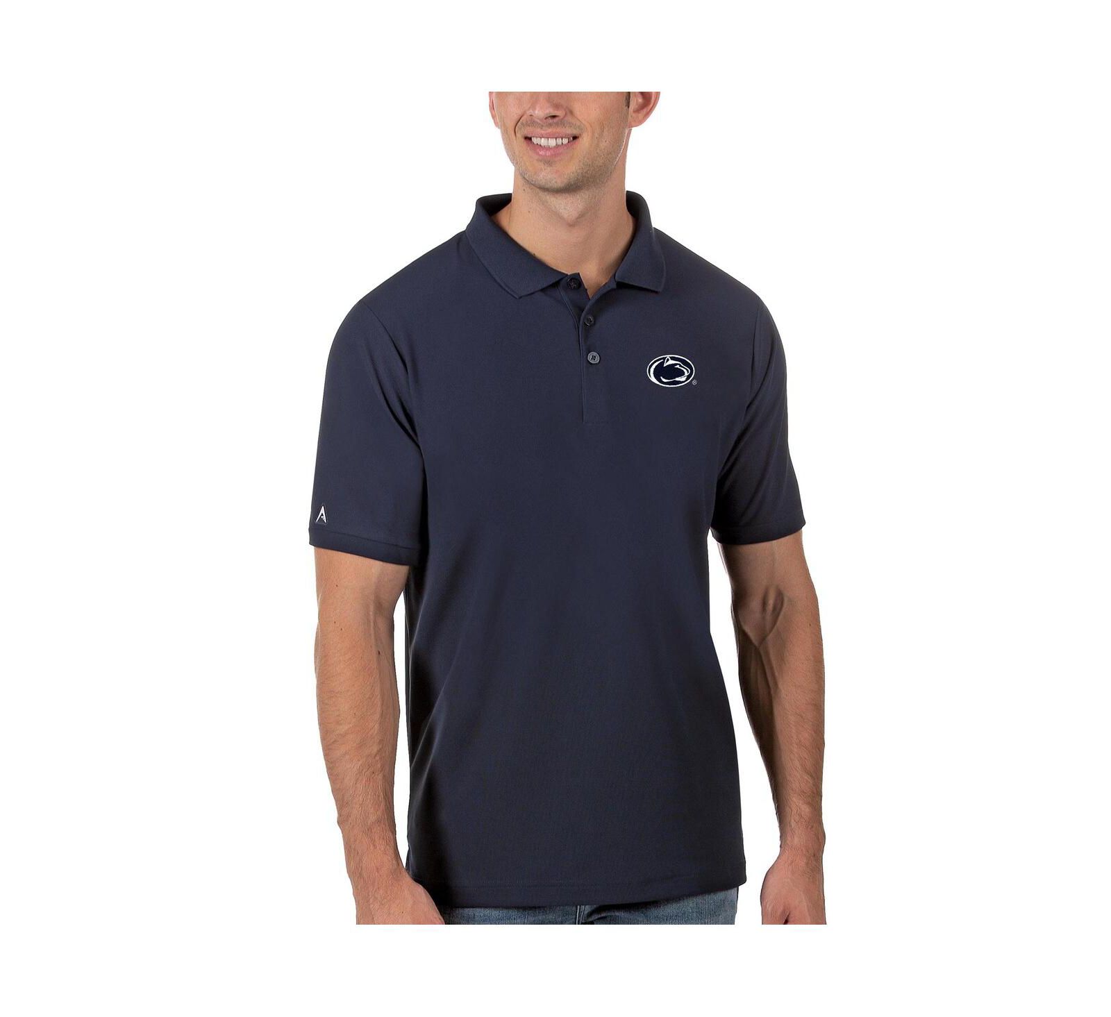 Antigua Men's Navy Penn State Nittany Lions Legacy Pique Polo