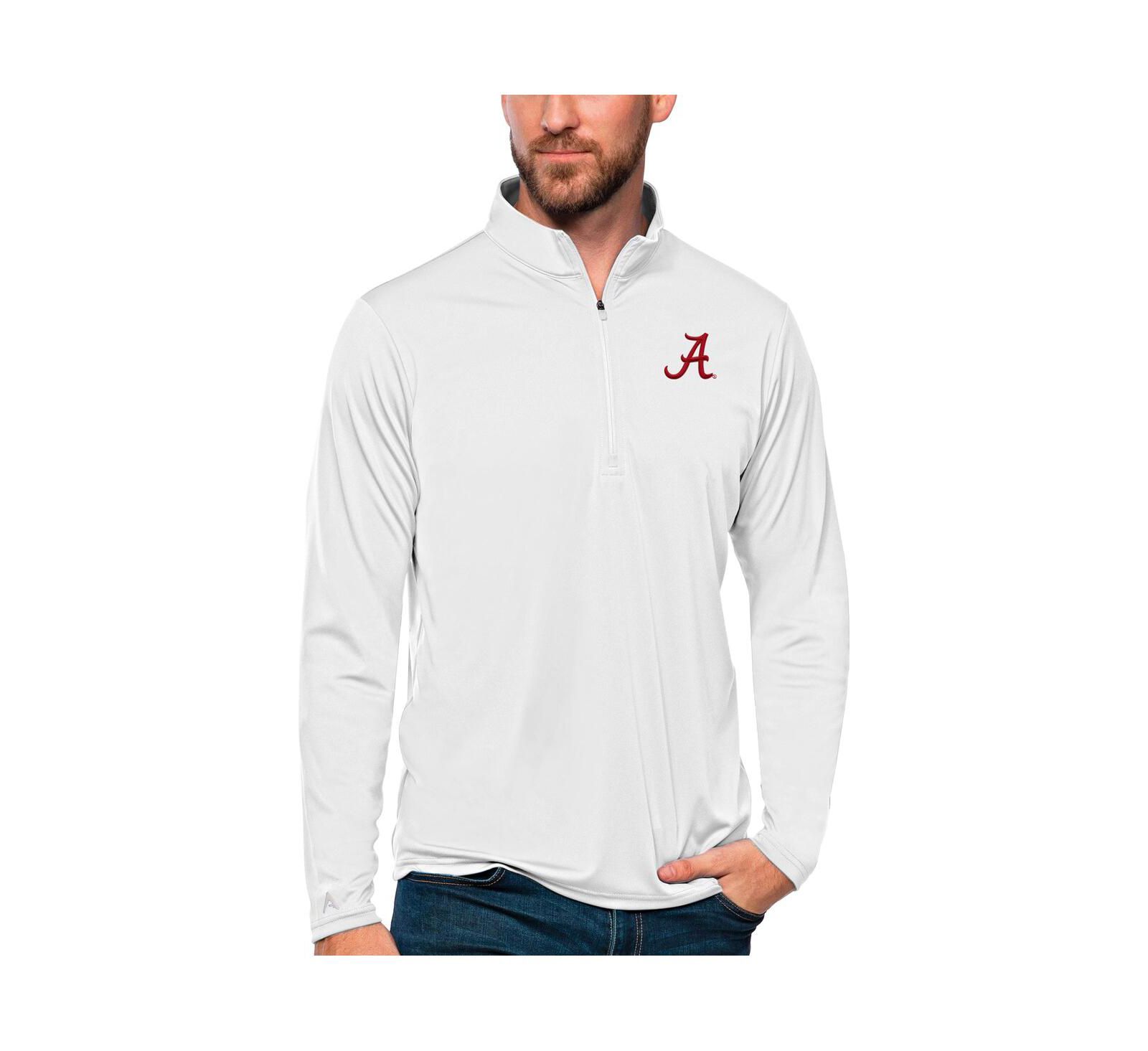 Мужская рубашка Antigua Alabama Crimson Tide с воротником на молнии