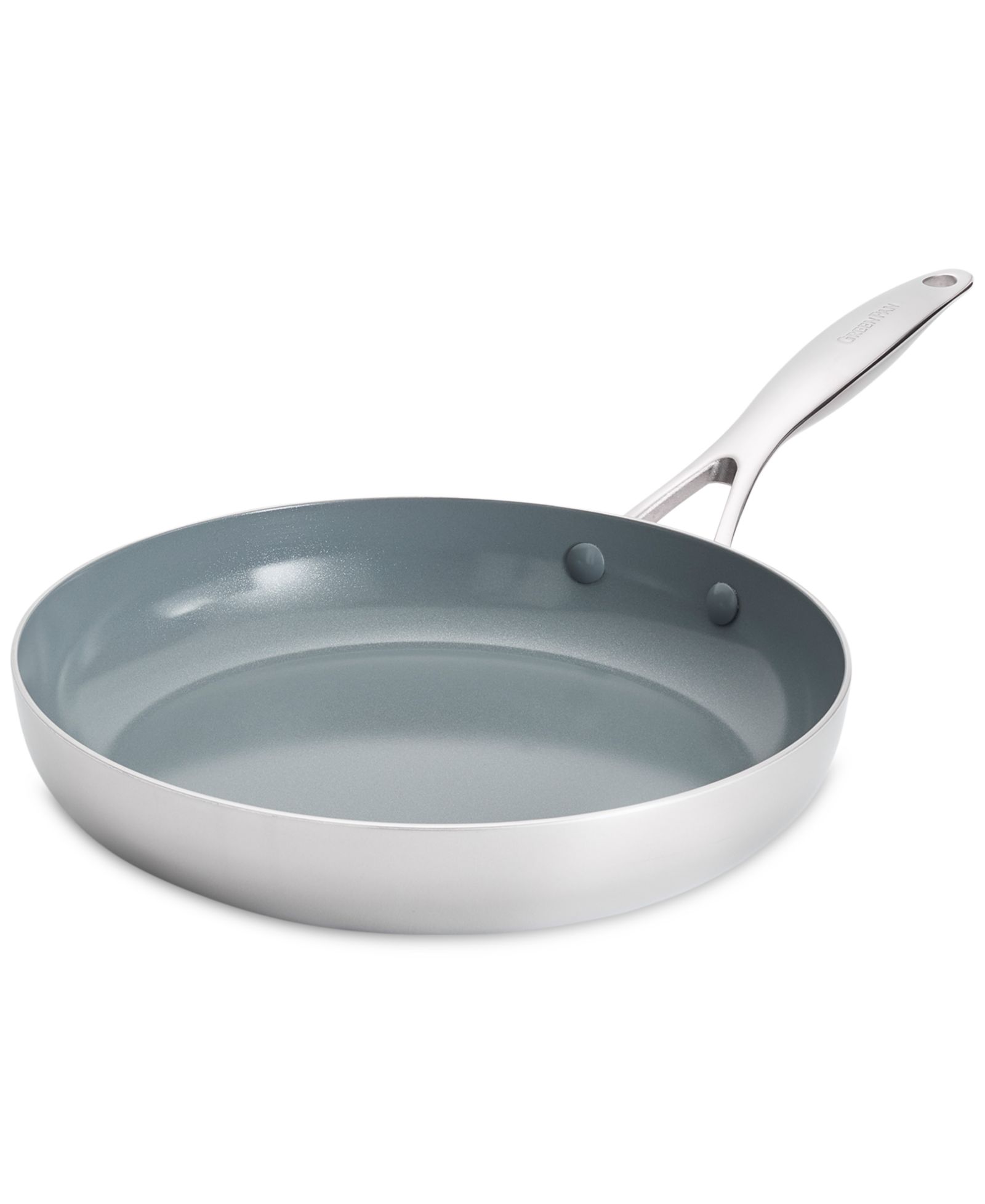 Сковорода GreenPan Valencia Pro Stainless Steel 12" Open Frypan