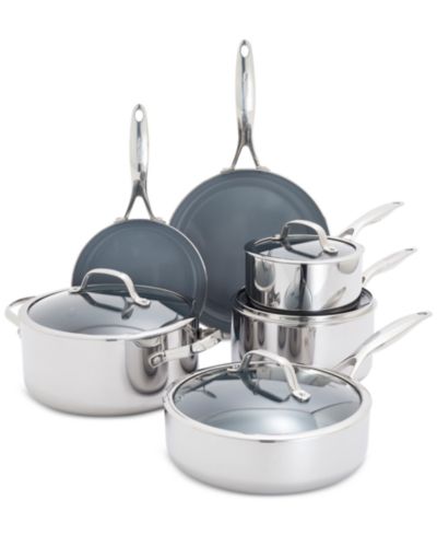 Набор кухонной посуды GreenPan Valencia Pro Stainless Steel 10-Pc.