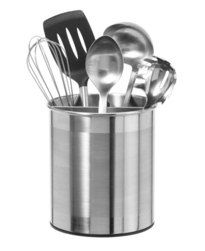 Держатель для кухонной утвари OGGI 7" Jumbo Stainless Steel Rotating с разделителем