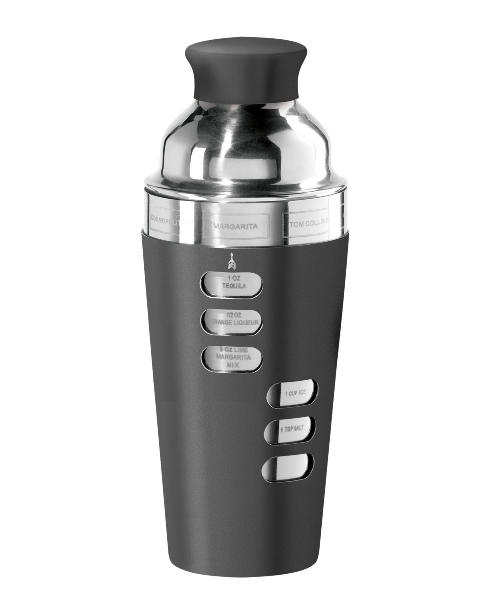 Коктейльный шейкер OGGI Dial a Drink из нержавеющей стали 23oz