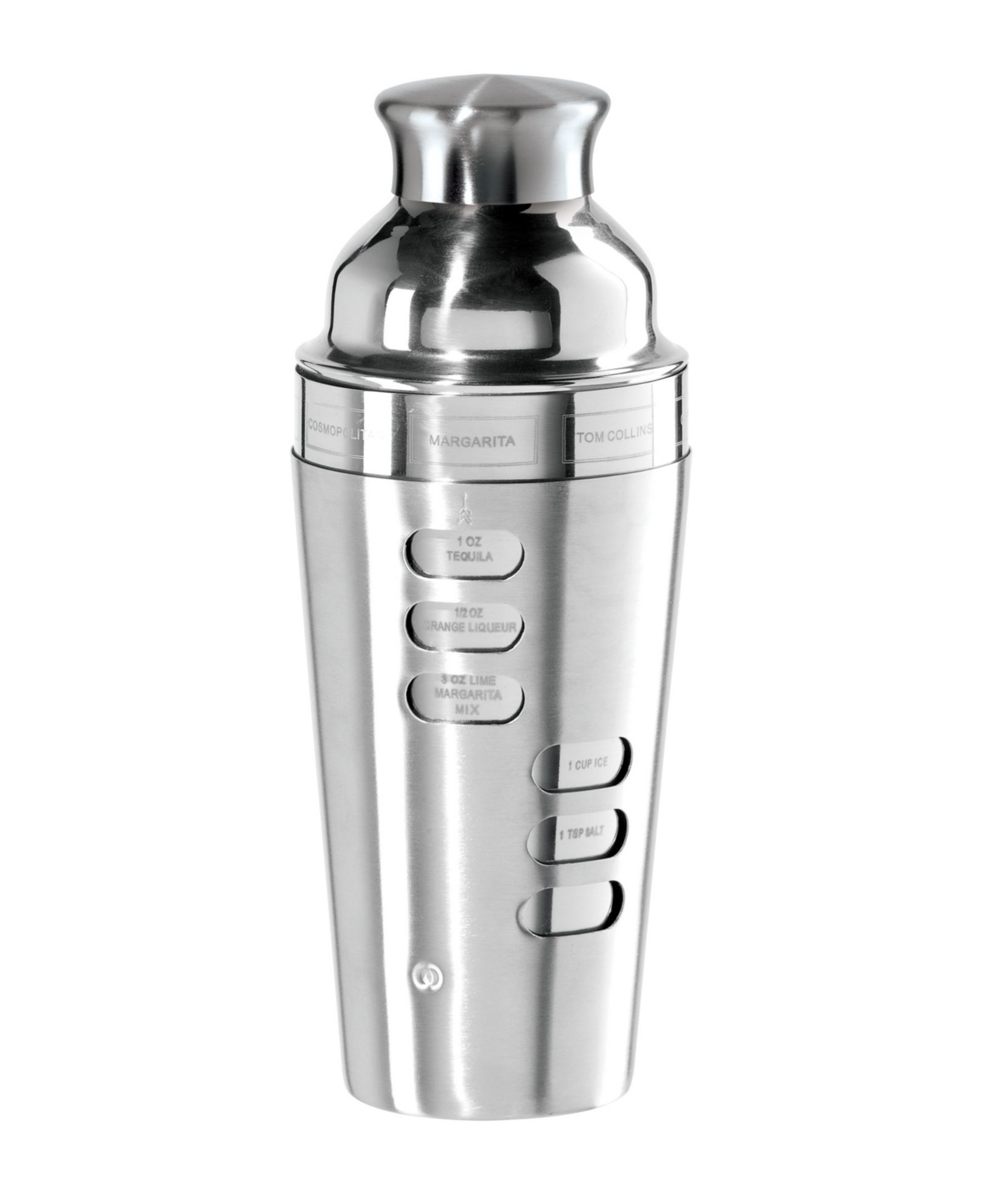 OGGI Dial a Drink 23oz Stainless Steel Cocktail Shaker