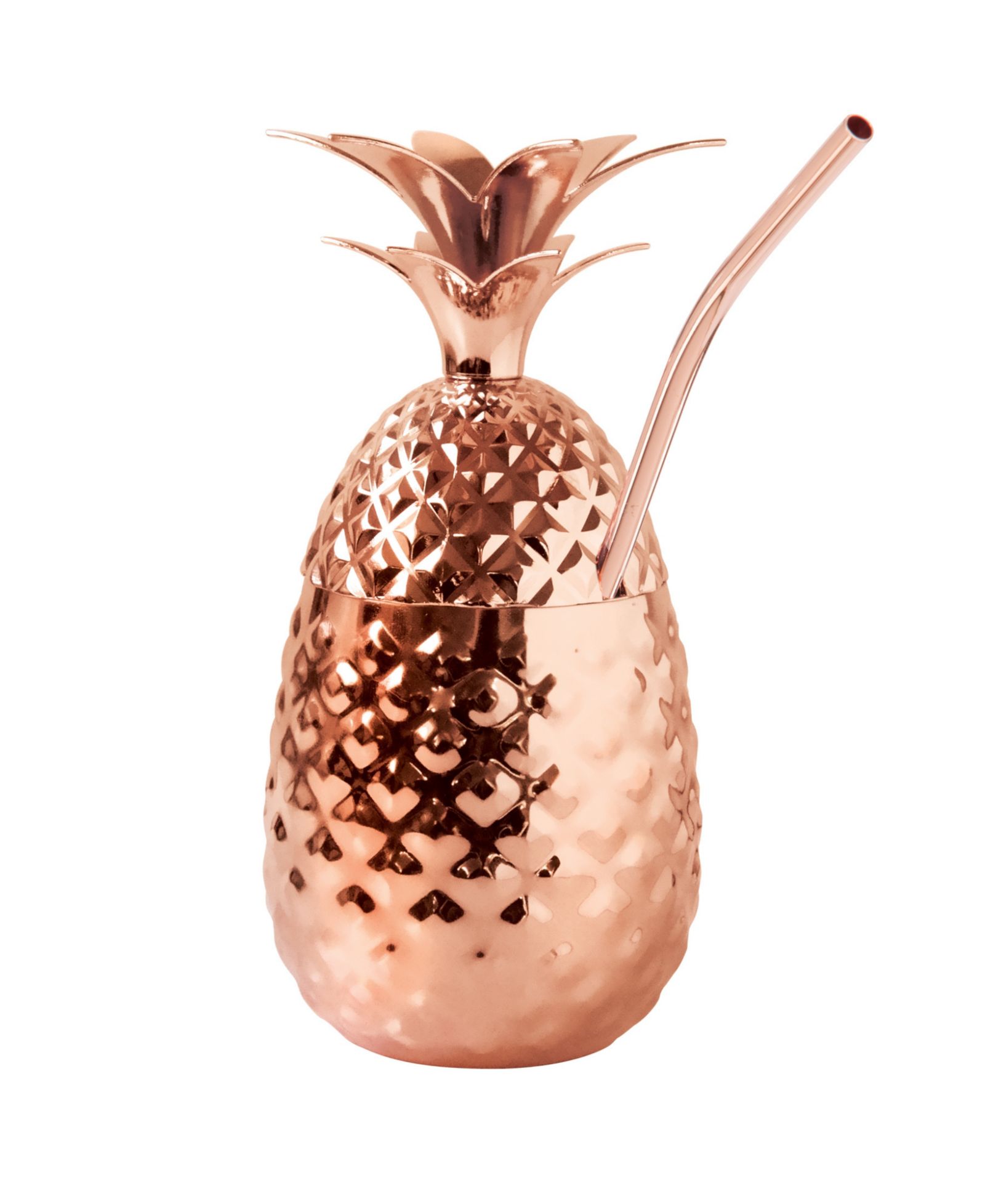Стакан OGGI 12oz Stainless Steel Pineapple with Stand & Lid