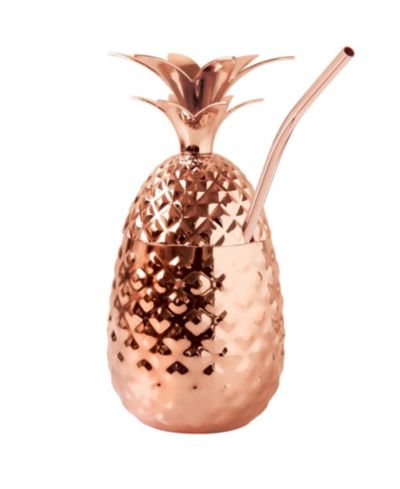 Стакан OGGI 12oz Stainless Steel Pineapple with Stand & Lid