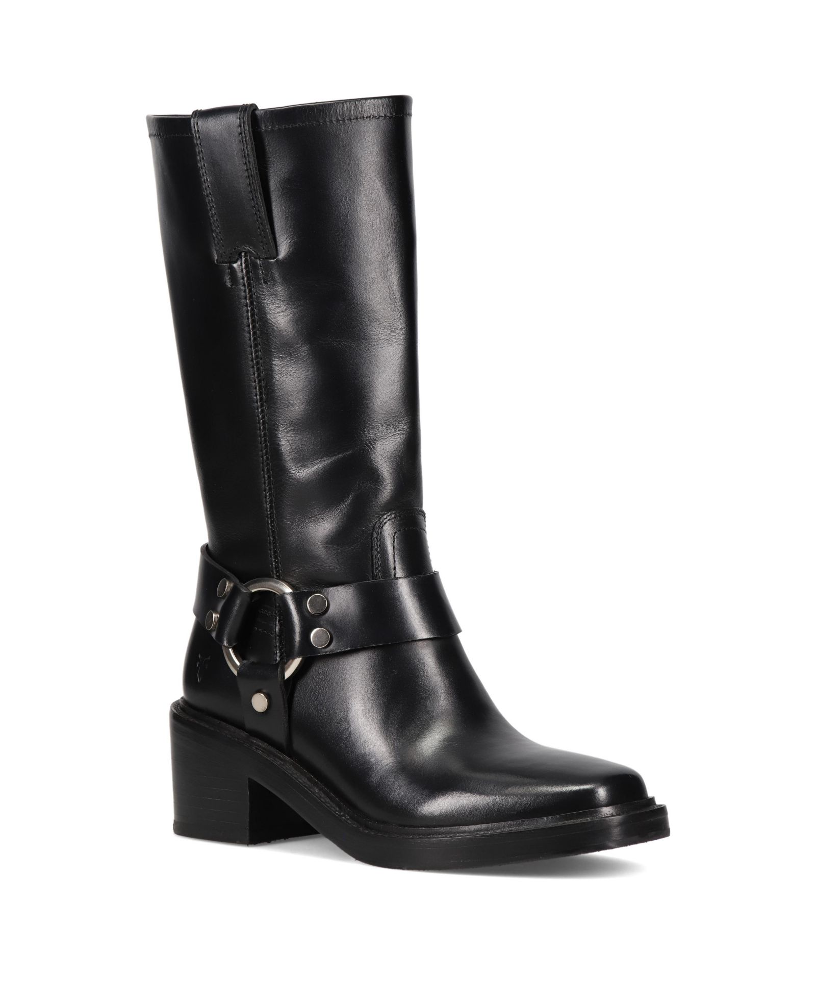 Frye Women's Kate Harness Block Heel Leather Boots