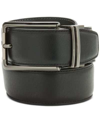 Мужской кожаный ремень Perry Ellis Portfolio Amigo