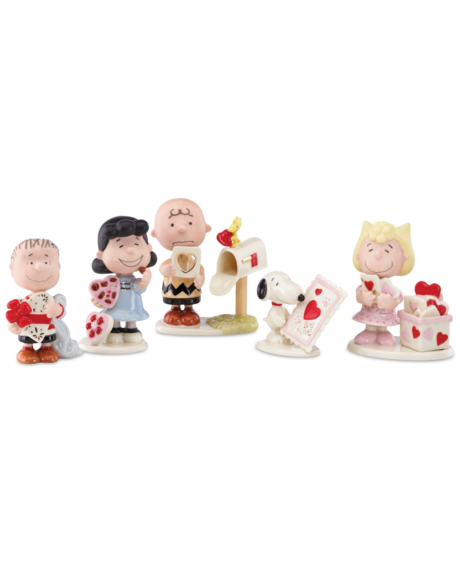 Lenox Peanuts 5-Piece Valentine's Day Figurine Set, Exclusively at Macy’s