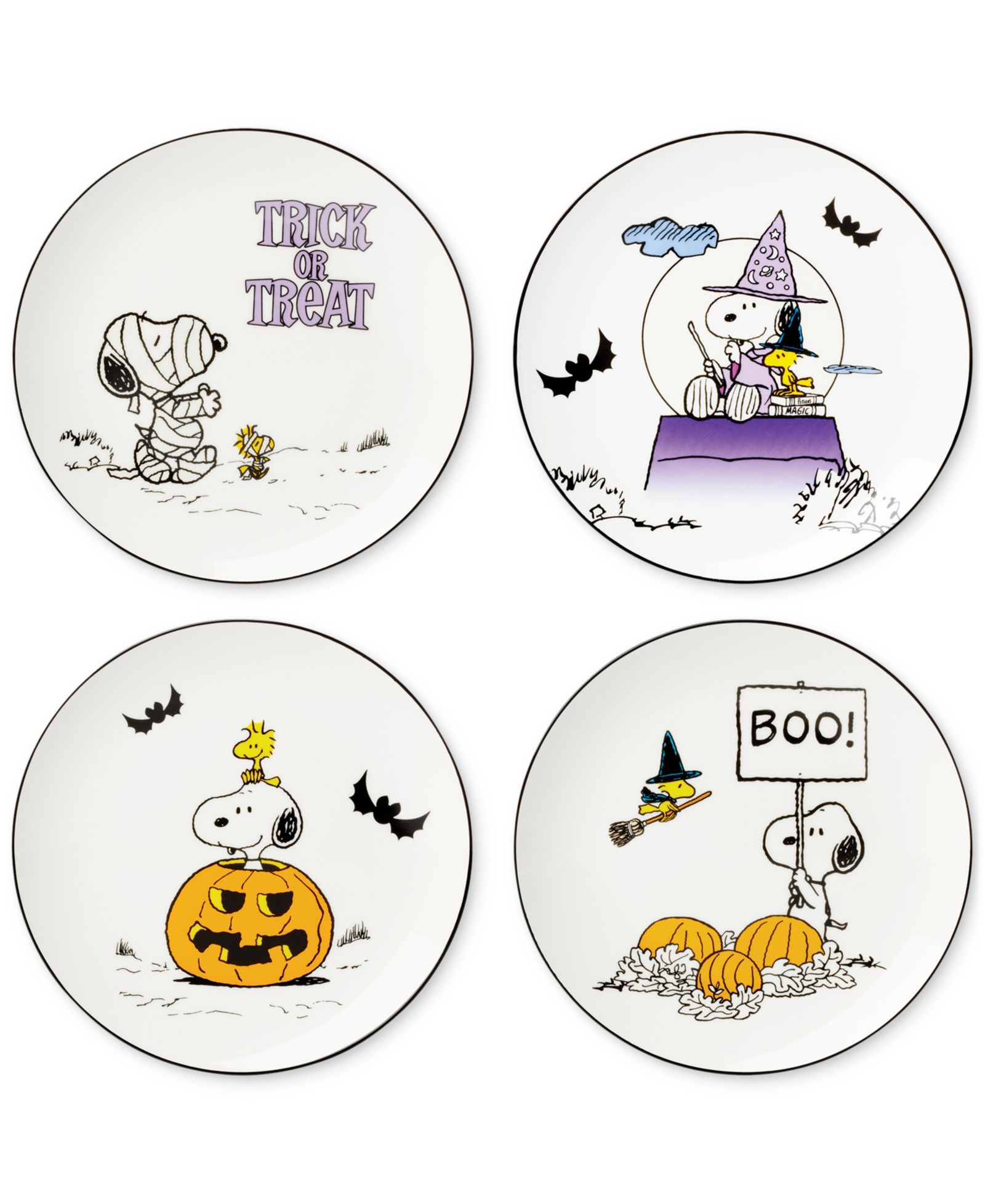 Декоративные тарелки Lenox The Great Pumpkin Assorted, Set of 4