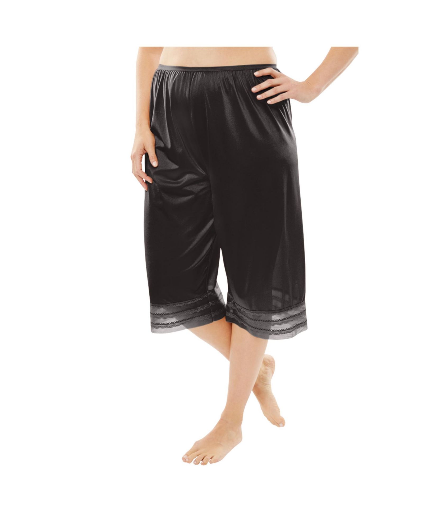 Comfort Choice Women's Plus Size Snip-To-Fit Culotte