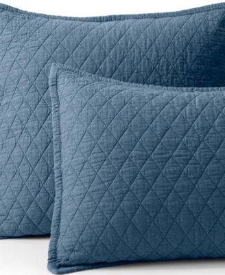 Lands' End Solid Diamond Double Voile Pillow Sham