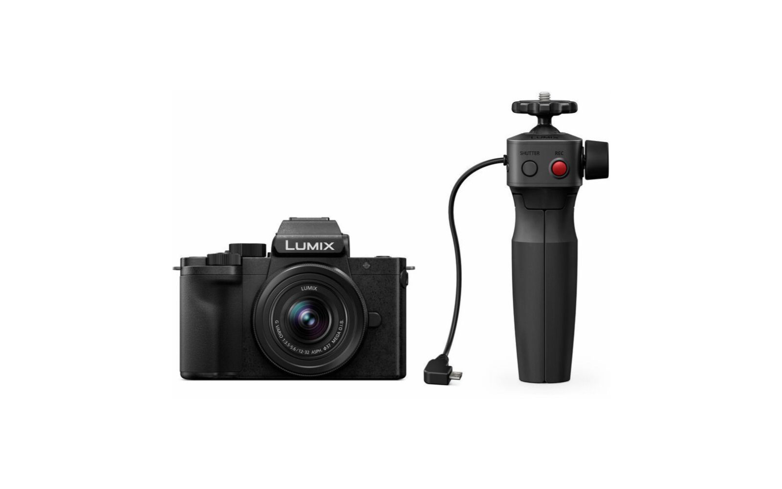 Panasonic Lumix G100 4K Mirrorless Vlogging Camera with 12-32mm Lens & Tripod Grip
