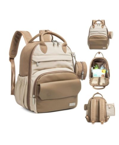 KeaBabies Play Diaper Bag Backpack Comes with Portable Changing Pad, Baby Bag for Mom, Baby Travel Essential