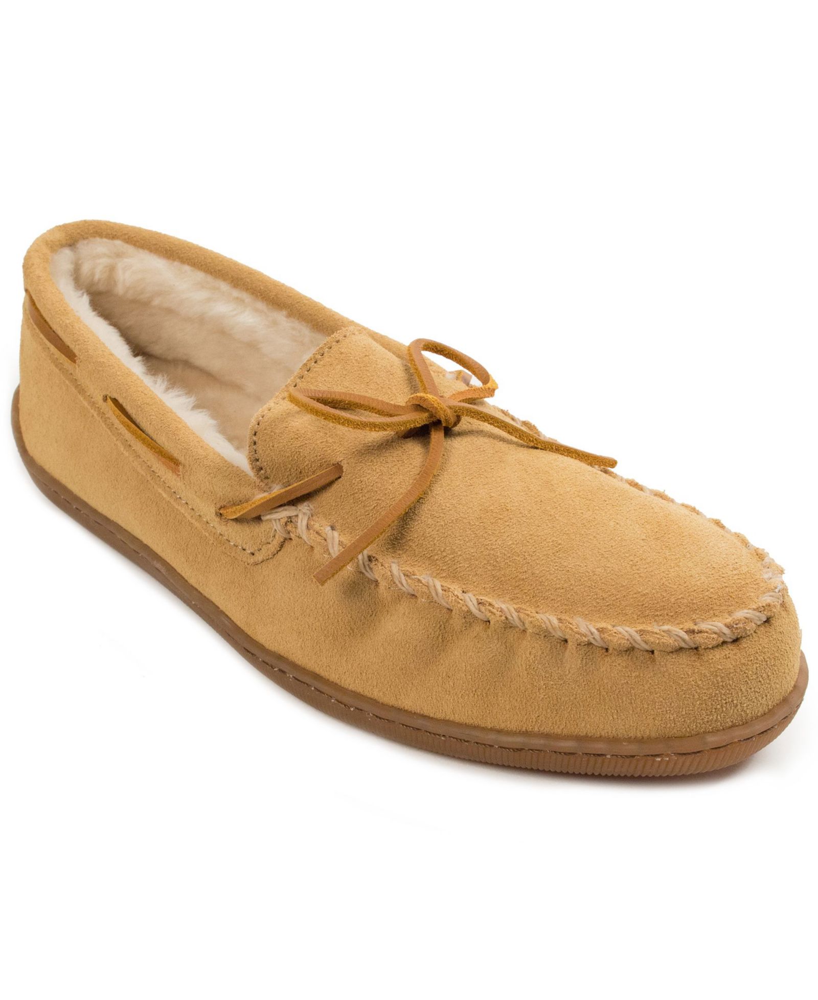 Minnetonka Мужские тапочки Pile Lined с жесткой подошвой