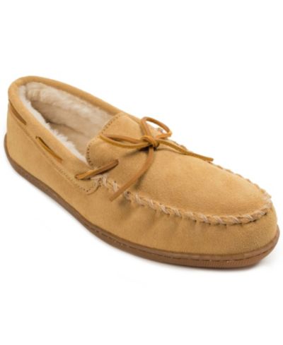 Minnetonka Мужские тапочки Pile Lined с жесткой подошвой