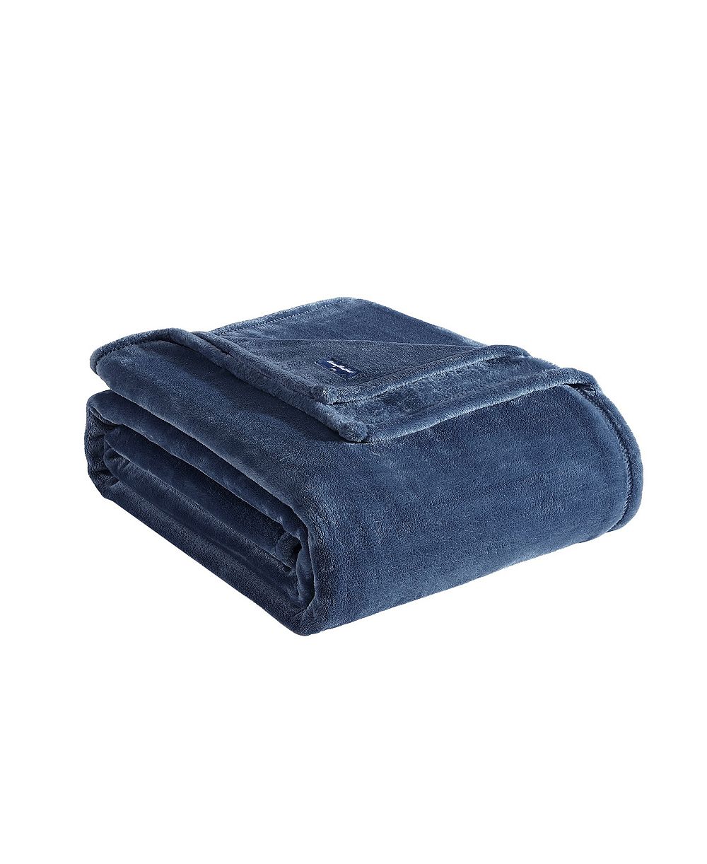 Плед Tommy Bahama Home Solid Ultra Soft Plush, Full/Queen