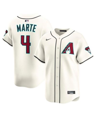 Мужская джерси Nike Ketel Marte Cream Arizona Diamondbacks Alternate Limited Player