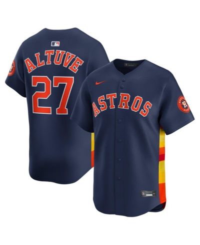 Мужская джерси Nike Jose Altuve Navy Houston Astros Alternate Limited Player
