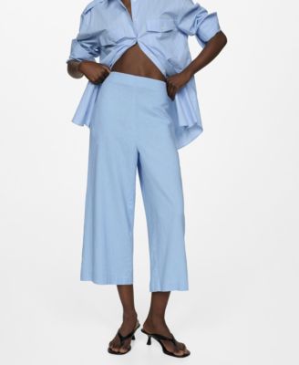 Женские брюки Mango Wide Leg Linen