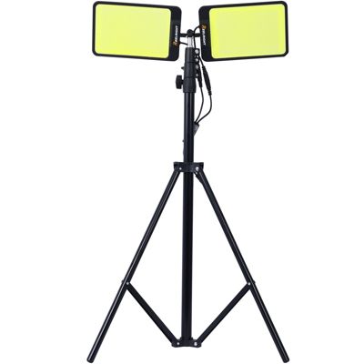 Brighter than the Sun 11,200 Lumen LED Work Light with Adjustable Brightness and Flexible Heads