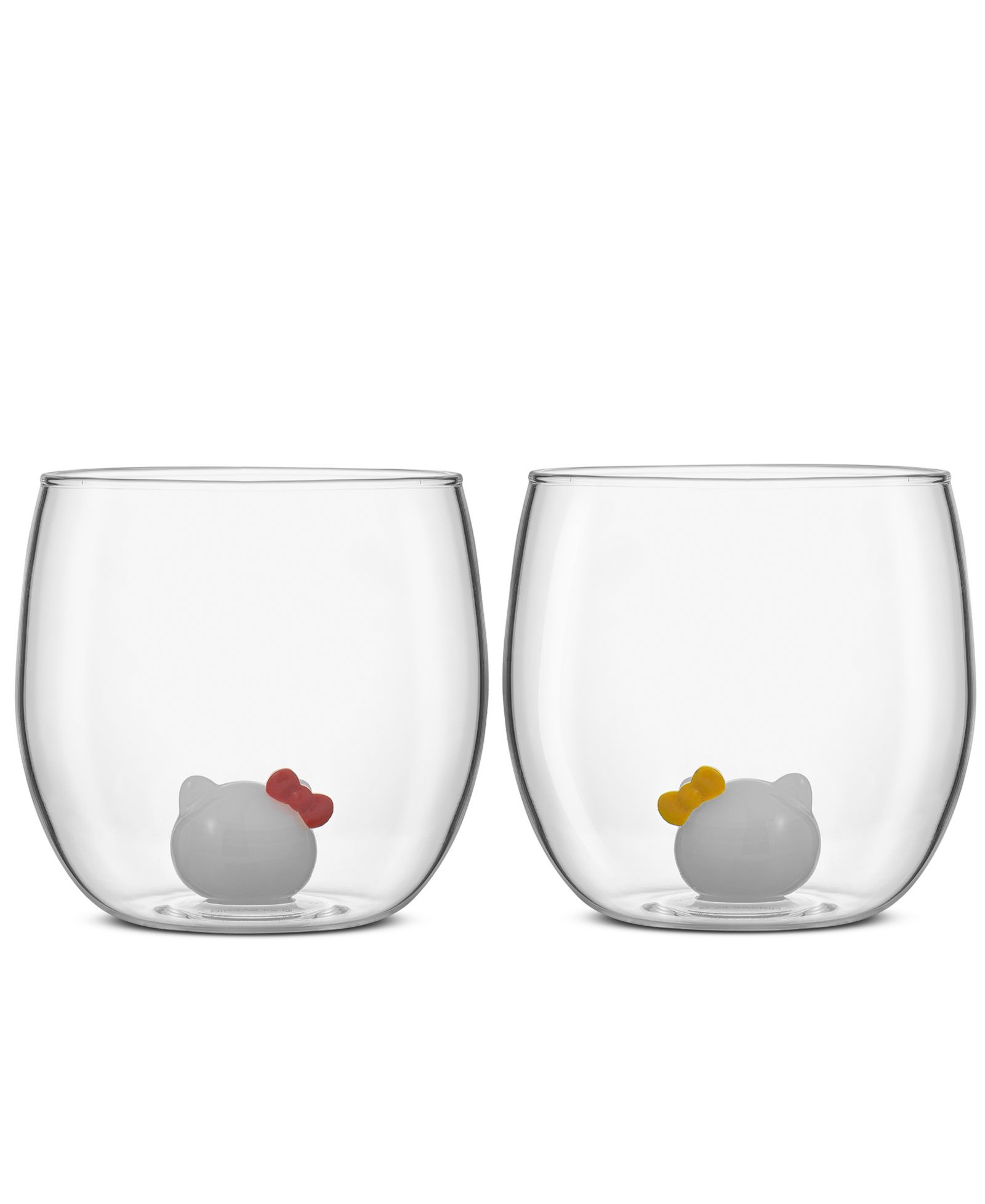 Sanrio® Hello Kitty® Stemless Short Glasses, Set of 2