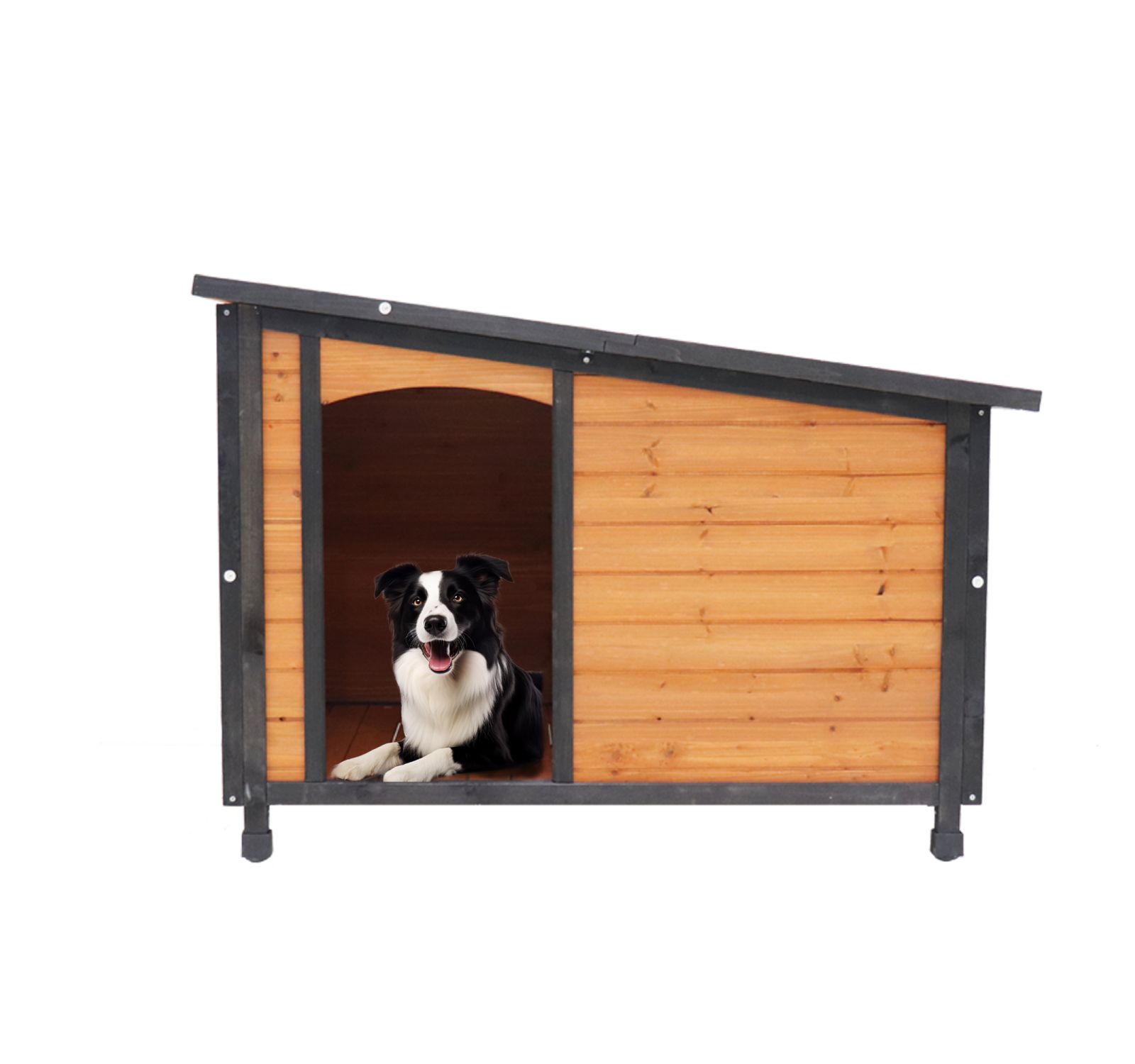 Streamdale Furniture Premium XL Indoor/Outdoor Solid Wood Dog Villa