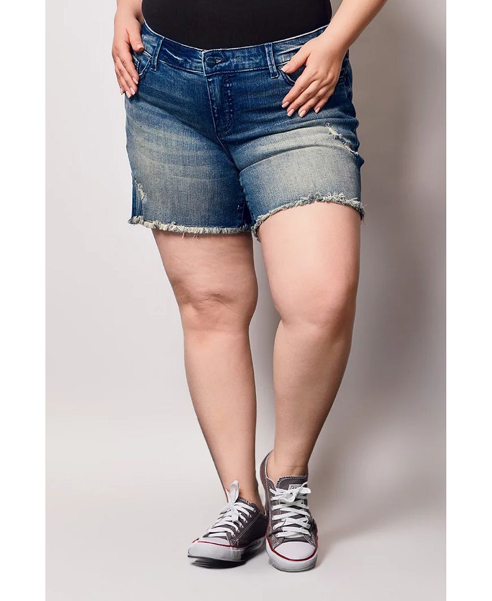 SLINK Jeans Denim шорты Plus Size