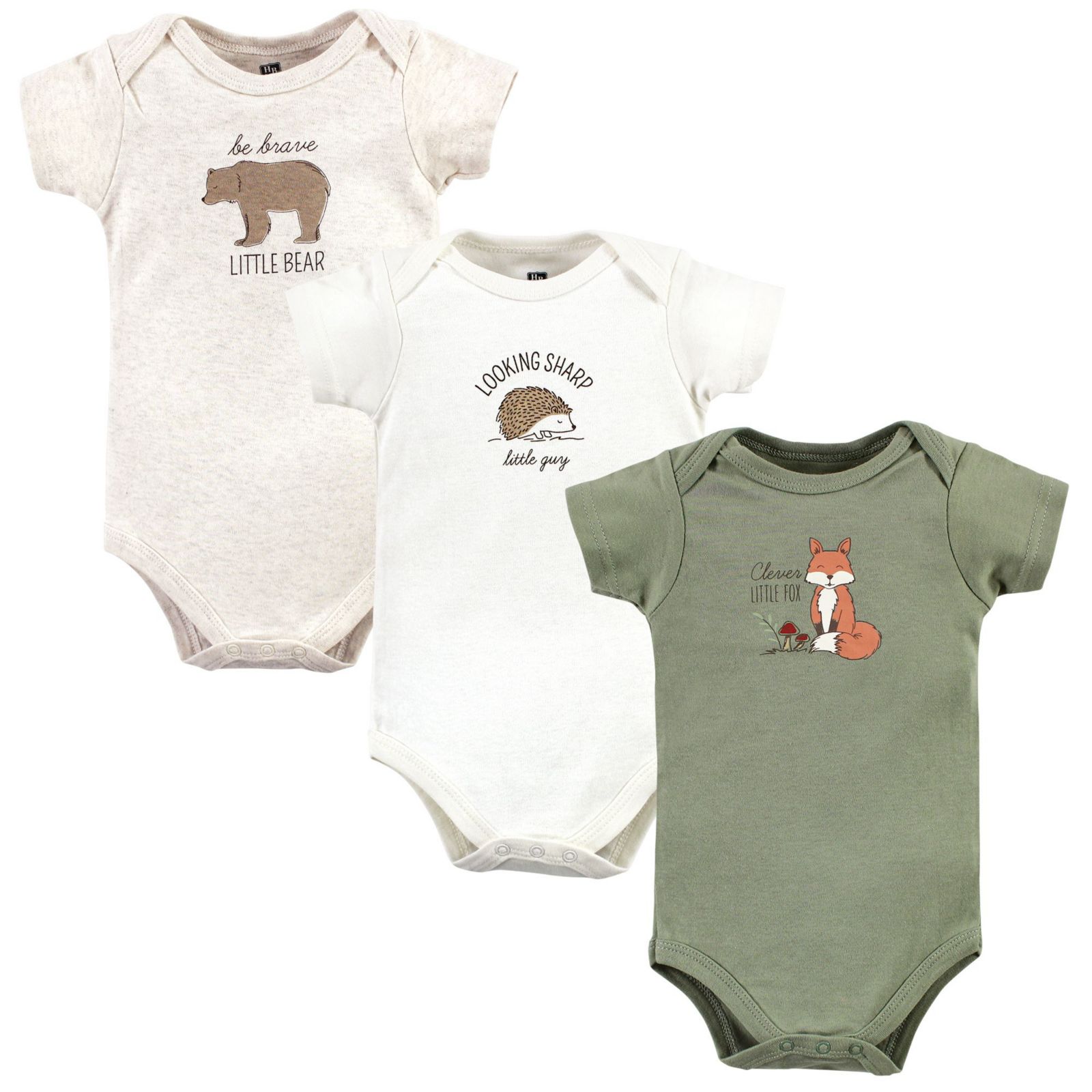 Детский боди Hudson Baby Unisex Soft Cotton Triple Pack