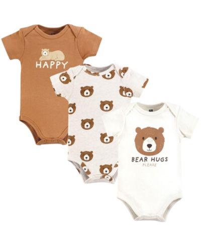 Детский боди Hudson Baby Unisex Soft Cotton Triple Pack