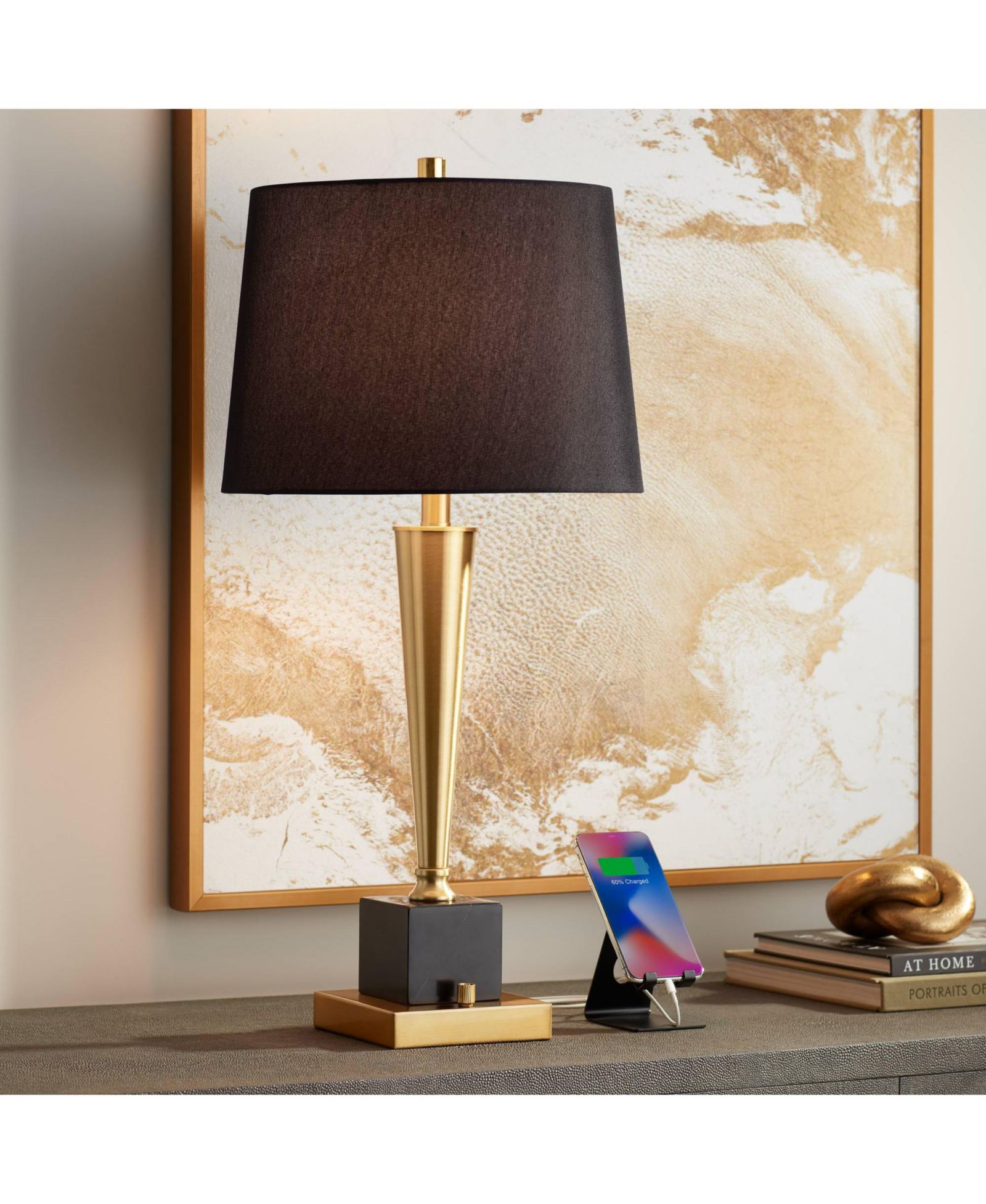 Настольная лампа Possini Euro Design Wayne 29 1/4" Tall Modern End Table