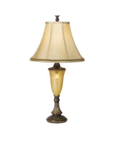 Настольная лампа Kathy Ireland Sorrento Traditional Glass с ночником