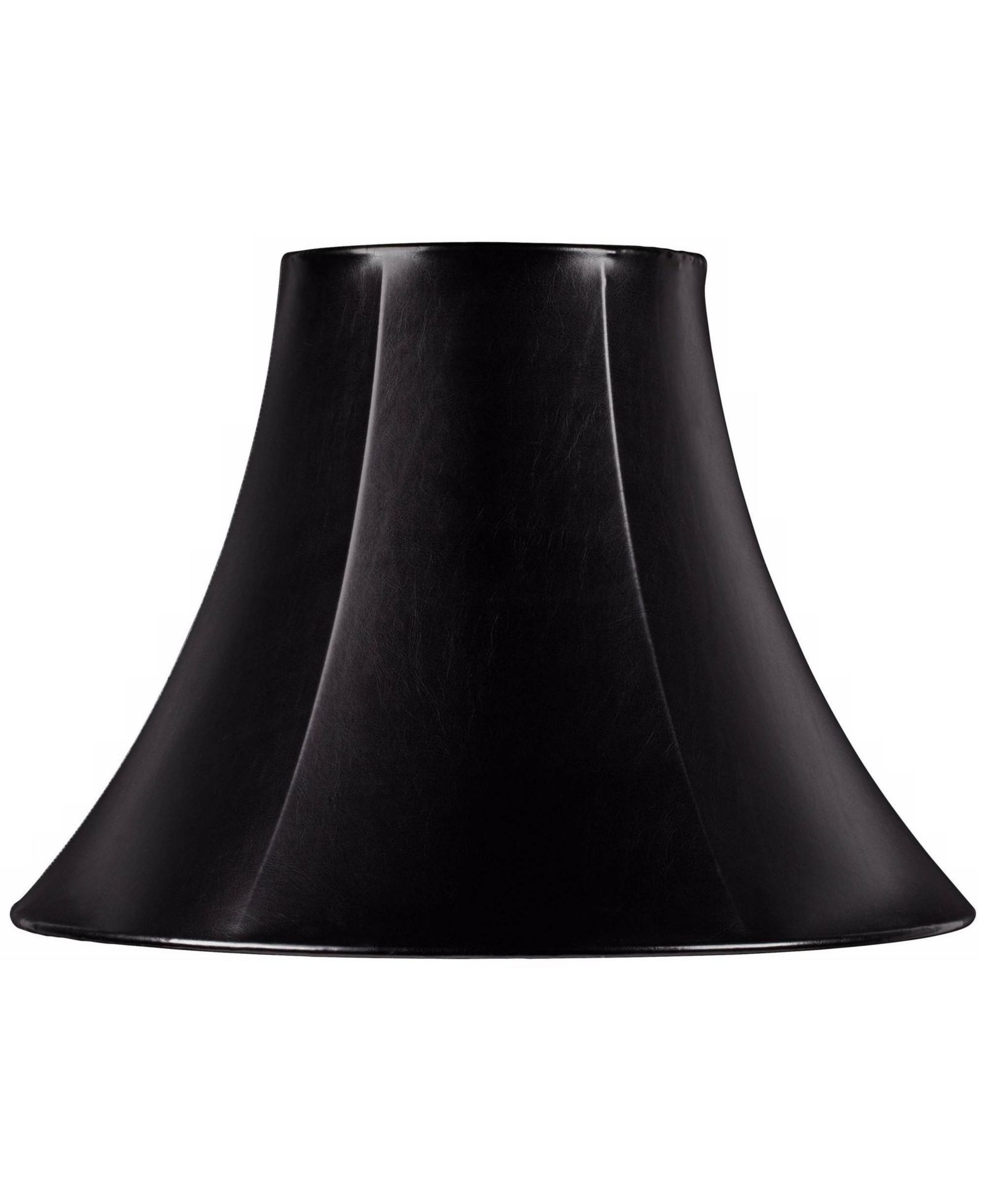 Абажур Springcrest Black Faux Leatherette Bell Lamp Shade
