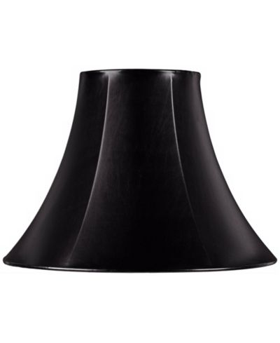 Абажур Springcrest Black Faux Leatherette Bell Lamp Shade