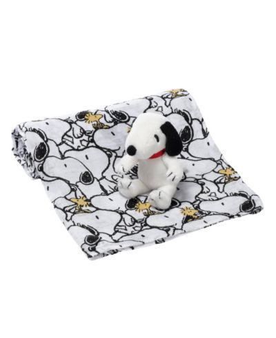 Lambs & Ivy Snoopy Набор подарков для новорожденных: муслиновое одеяло и мягкая игрушка