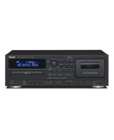 TEAC AD-850-SE Cassette Deck and CD Player with Microphone Input and Digital Recording