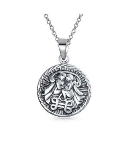 Подвеска Bling Jewelry Gemini Zodiac Sign