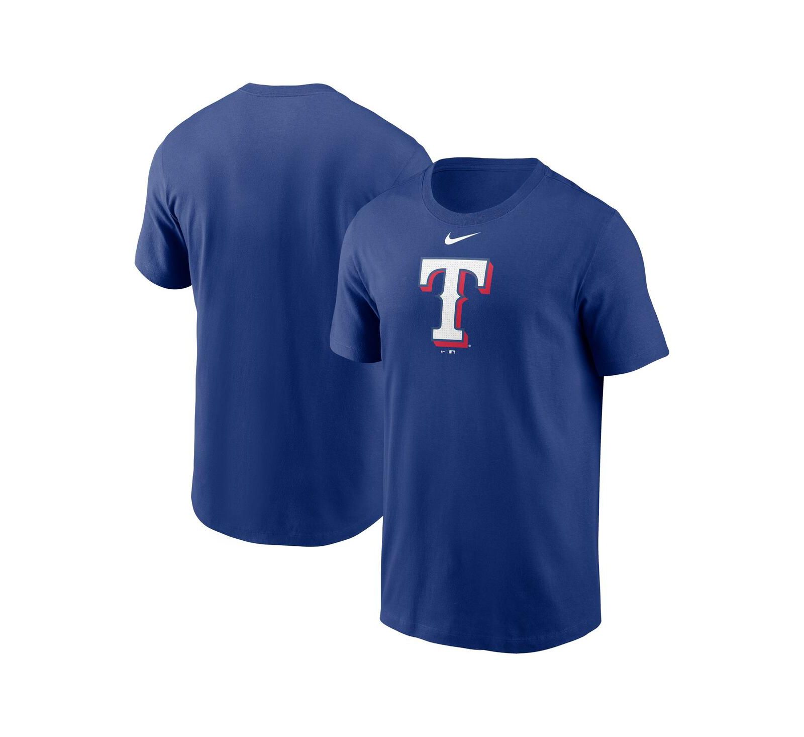 Мужская футболка Nike с логотипом Royal Texas Rangers Fuse