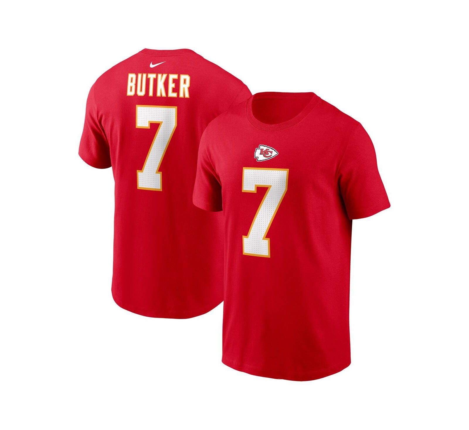 Nike Мужская футболка Kansas City Chiefs Harrison Butker Red